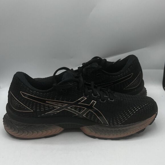 Asics Gel Saiun Womens Size 9.5 Black/Rose/Gold Running Sneakers Shoes 1012B232 - Picture 6 of 12